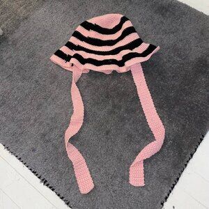 Handmade Striped Crochet Beanie